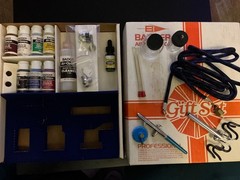 Badger AIR-BRUSH CO. Professional Gift Set 150 , Not Used, but Vintage Excellent