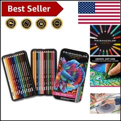 24 Count Premier Soft Core Colored Pencils – Ideal for Professionals & Kids