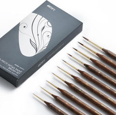 Artify Miniature Paint Brushes, Detail Brushes for Paint by Numbers, 10 Sizes Fi