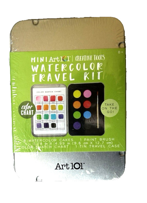 Mini Art 101 Travel Watercolor Travel Kit Creative Tools New