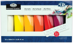 Essentials Acrylic Paint 12Pc Pack, 120Ml/4 Fl. Oz.