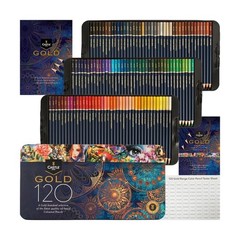 Castle Art Supplies Gold Standard 120 Colouring Pencils Set | Quality Oil-bas…