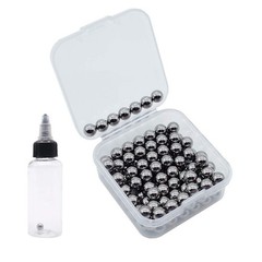 Efficient 120pcs Stainless Steel Agitator Balls for Paint & Nail Polishes, 5.5mm