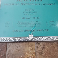 Arches Watercolor Paper Block 12 x 16 Cold Press 300 pound