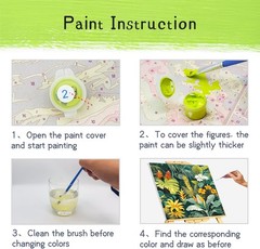 German Shepherd Paint by Numbers Kit, Dogs Number Painting, Animal Paint by Numb