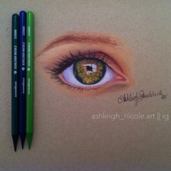 AshleighNicoleArts Woodless colored pencils 36 Colors, New.