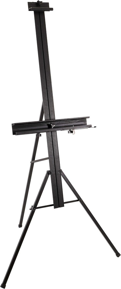 Del Mar 69″ High Aluminum Single Mast Artists Studio Easel and Floor Display Sta