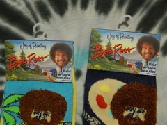 Bob Ross LOT ~ 2025 Calendar + Socks + VHS + Booklet (The Joy of Painting) ART
