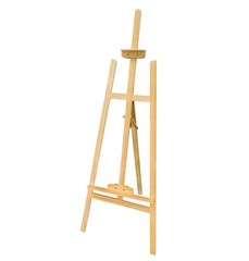 New 57″ Wooden Art Easel for Painting Adjustable A-Frame Studio Display Seale