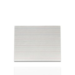 Red & Blue Newsprint Paper 1 Inch Ruled 11×81/2 Inch White 500 Sheets