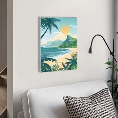 SKRYUIE Framed Paint by Numbers Kits for Adults 7.87×11.81 inches, Colorful