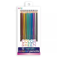 Ooly Metallic Sheen Colored 12 Count (Pack of 1), (12 Pencils)