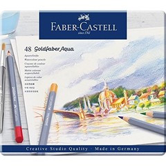 Faber-Castell gold fur bar Aqua watercolor pencil set 48 IrokanIri 114648