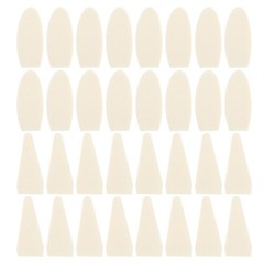200 Pcs Sketch Eraser Sponge Head Art Blending Tools Craft Sponges for Painting