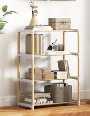 4-Tier Solid Pine Wood Shoe Rack Stackable Design 33LBS Per Shelf Ventilated Sla