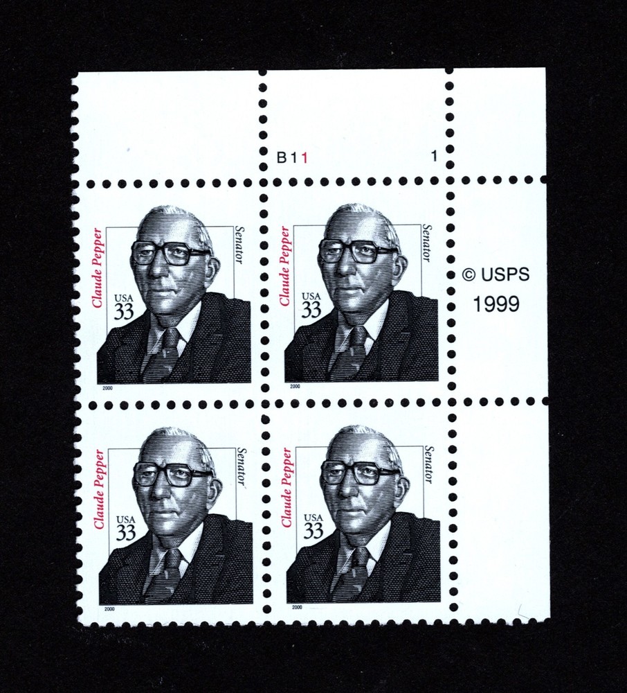 2000-2009 Choose from Distinguished American USPS/Copyright Blocks MNH US Stamps