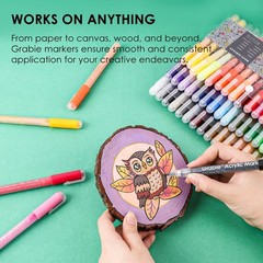 Permanent Acrylic Markers – 0.7mm Extra Fine