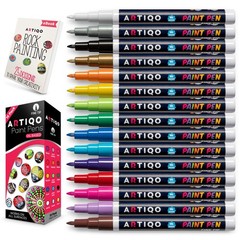 Fine Tip Paint Pens For Rock Painting Wood Glass Metal And Ceramic Works On Almo