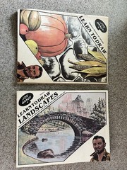 Lot (2) Learn to Draw Books with Jon Gnagy Landscapes Volumes