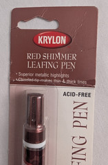 Krylon Red Shimmer Leafing Pen Acid Free