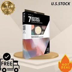 Artist pastels skin tones set 7 color professional pan format cake-like