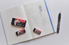 SAKURA 50258 Sumogrip Premium Block Eraser Black