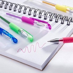 KINGART GLITTER Rollerball GEL PENS, 80 80 Count (Pack of 1), Assorted