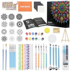 Mandala Dotting Tools Kit with Acrylic Paints and Reusable Stencils – Dot Art…
