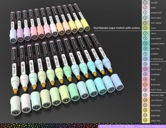 TOOLI-ART Special Colors Acrylic Paint Markers Pens for Rock Painting & Multi-Su