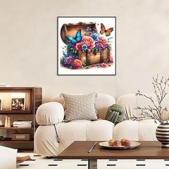 Anuver Flower Diamond Art Kits for Adults, 12 inches x 12 inches, Multicolor