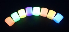 GLOW in the DARK Daytime Visible 1 OZ to 8 OZ Pots Art Craft Acrylic