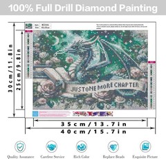 Dragon Diamond Art Kits for Adults, Full Drill 5D Diamond Painting Kits, Diamond