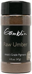 Gamblin Dry Pigment 4 Oz Raw Umber