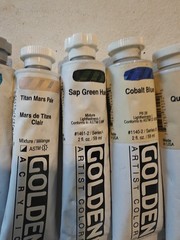 Golden Acrylic Paint Mixed 2oz Series Mixed Set Of 6 Lot # 4