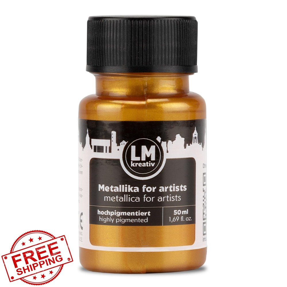 LM-Kreativ Gold Metallic Acrylic Paint 1.69oz