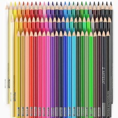 72 Assorted Shades Triangular Shape Watercolor Pencils Water Color Drawing