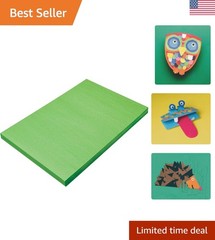 Medium Weight Bright Green Art Paper, 12″ x 18″, 100 Sheets for School Projects