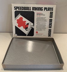 SPEEDBALL INKING PLATE and BENCH HOOK. New in Original Box. Item # 4135 by Hunt