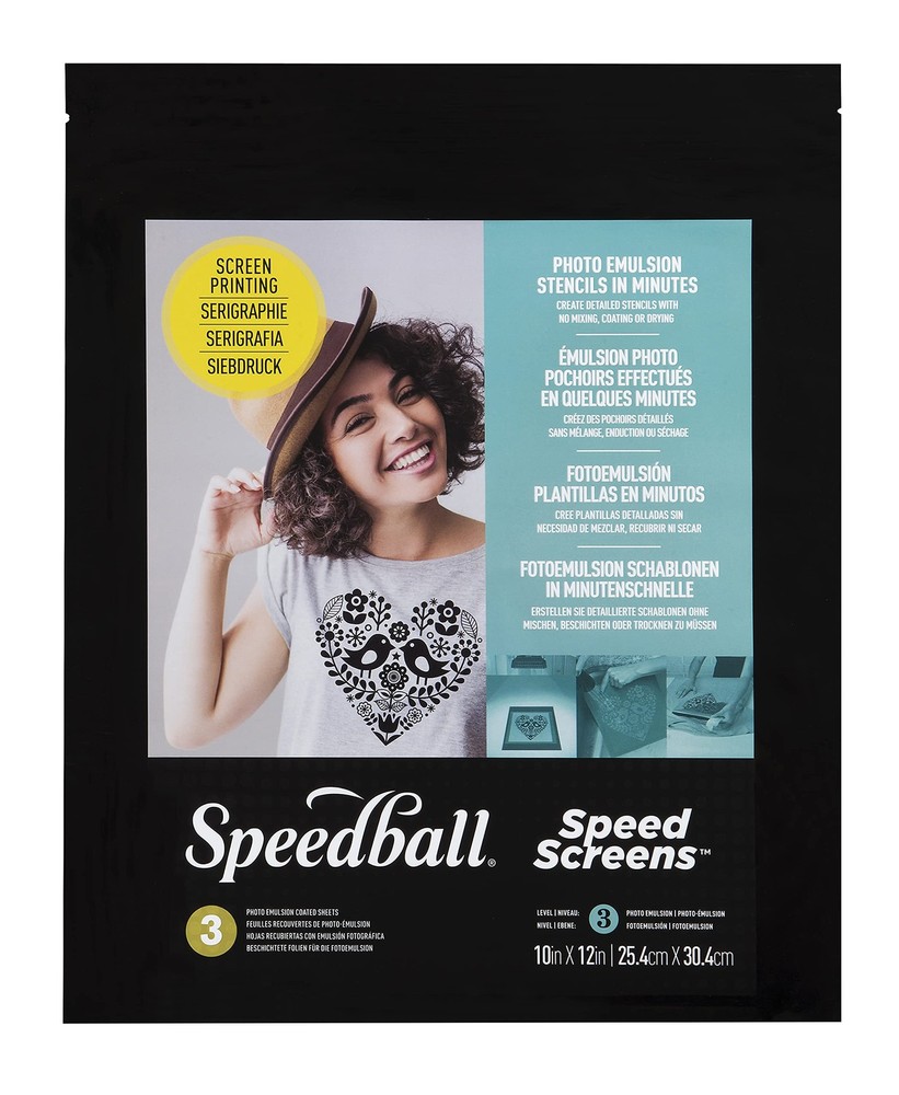 Speedball Speed Screens, 10″x12″ (3-Pack), Photo 10×12 Multi