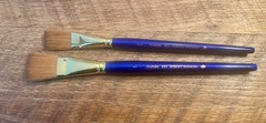 Robert Simmons S21 Sapphire 1″ AND 3/4″ Flat Wash Set of 2 ~ NEW *EXC QTY**