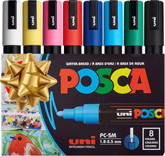 8-Color Paint Marker Set, PC-5M Medium