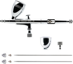 Gaahleri Airbrush Kit, Airbrush Gun Dual-Action Gravity 1/2 & 1/4 Oz Fluid Cup,