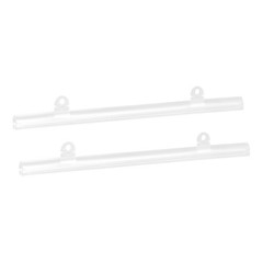 PVC Poster Hanger Rail Strip 25cm/10inch with Clips,2 Set