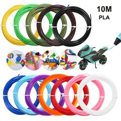 PLA Filament for 3D Pen Printing 12 Colors Diameter 1.75mm 10M
