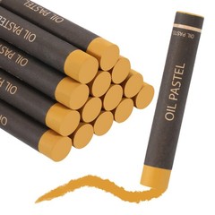 Soft Oil Pastels, Oil Pastel Crayons Blendable(Earthy Yellow, Pack of 36)