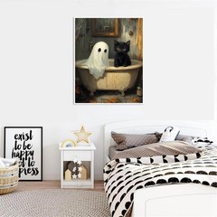 Clendo Halloween Paint by Numbers Kit for 20 inches 16 inches, MT21427-US