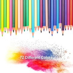 80 Colored Pencils Set for Adults Coloring 72 Colors Coloring Pencils