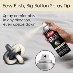 Krylon K02706007 Dover White Fusion All-in-One Spray Paint 12 oz. (Pack of 6)