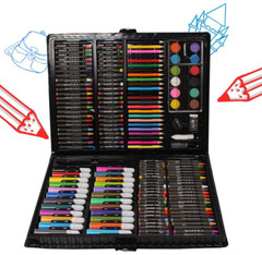 168pcs Drawing Supplies Kit with Portable Box Drawing Artist Kit Art Tools Kit