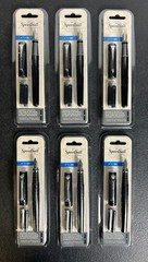 Lot Of 6 Speedball Calligraphy Fountain Pen 1.1 mm 2 Ink Cartridges Included New